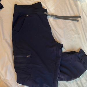Womens FIGS navy scrub pants